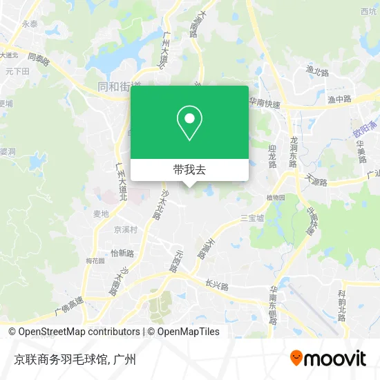 京联商务羽毛球馆地图