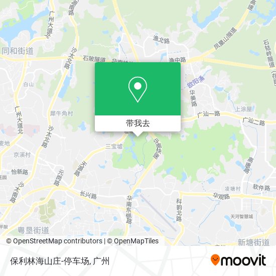 保利林海山庄-停车场地图