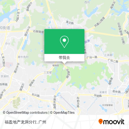 福盈地产龙洞分行地图