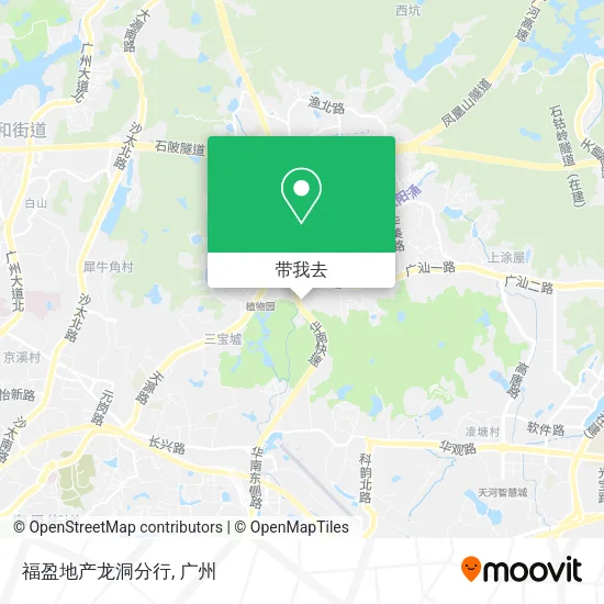 福盈地产龙洞分行地图