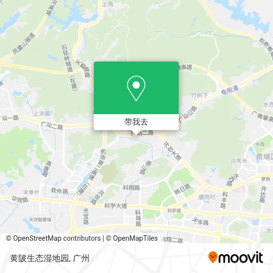 黄陂生态湿地园地图