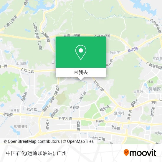 中国石化(运通加油站)地图