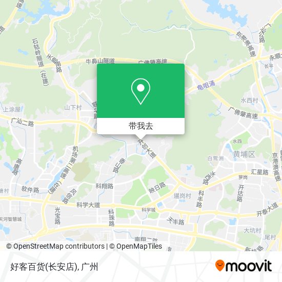 好客百货(长安店)地图