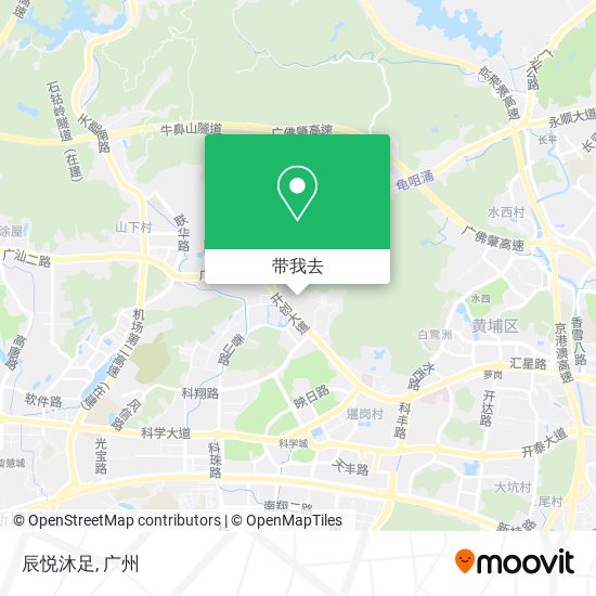 辰悦沐足地图