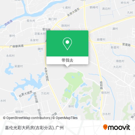 嘉伦光彩大药房(吉彩分店)地图