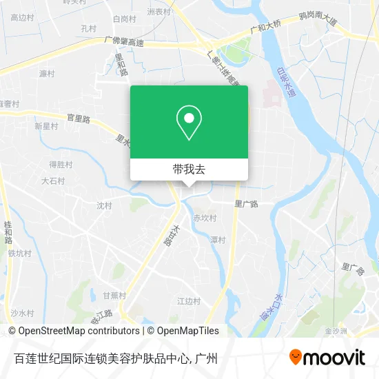 百莲世纪国际连锁美容护肤品中心地图