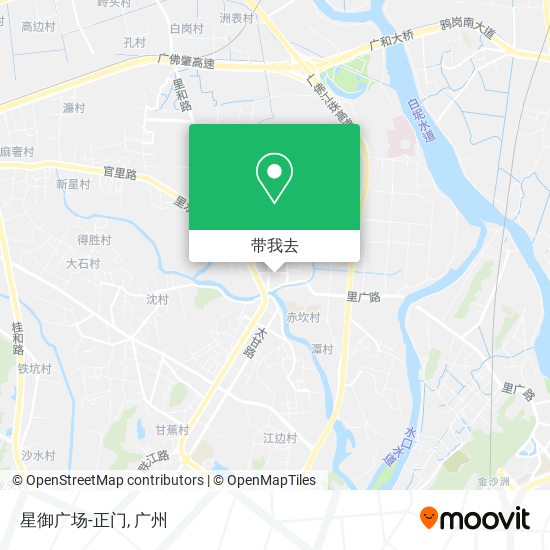 星御广场-正门地图