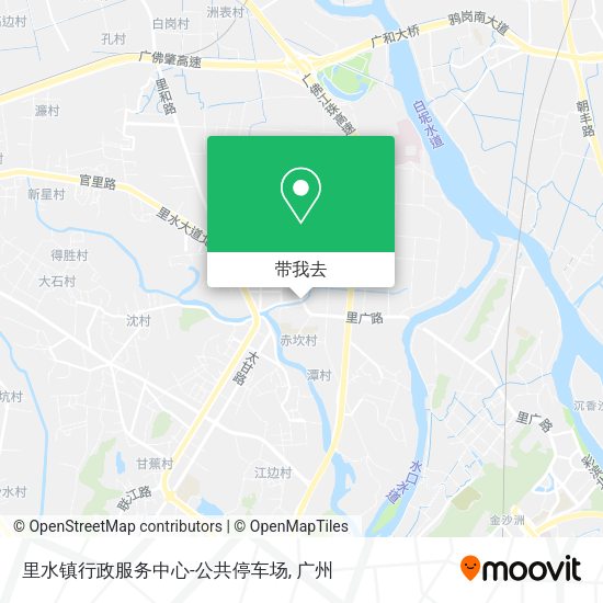里水镇行政服务中心-公共停车场地图