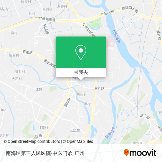 南海区第三人民医院-中医门诊地图