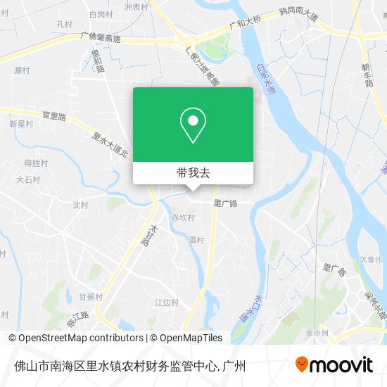佛山市南海区里水镇农村财务监管中心地图