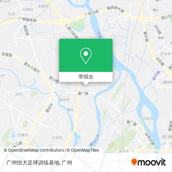 广州恒大足球训练基地地图