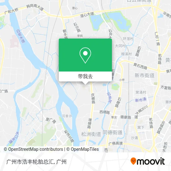 广州市浩丰轮胎总汇地图