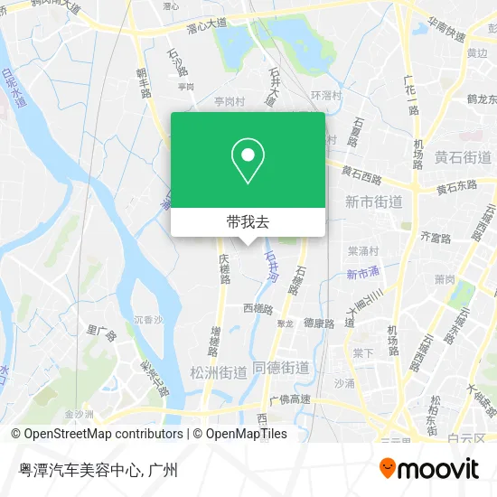 粤潭汽车美容中心地图