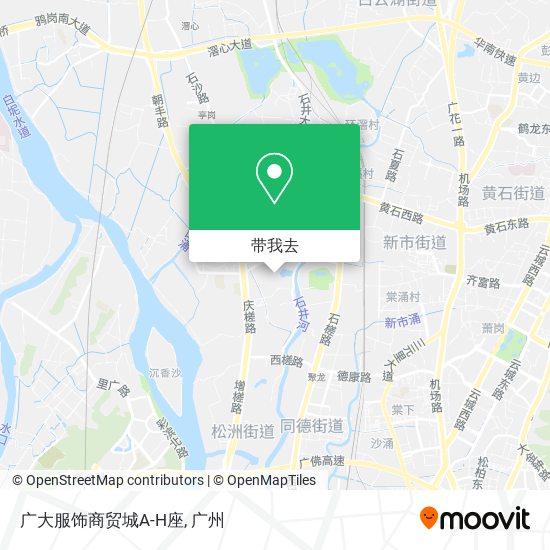 广大服饰商贸城A-H座地图