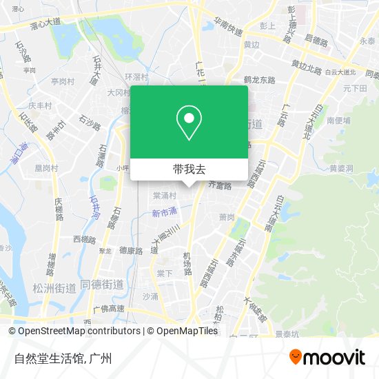 自然堂生活馆地图