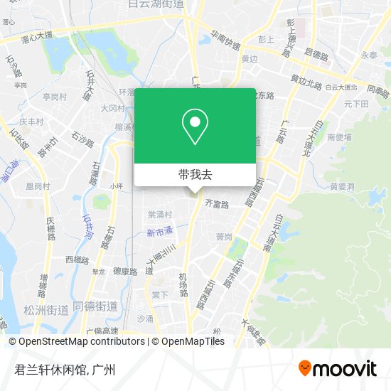 君兰轩休闲馆地图