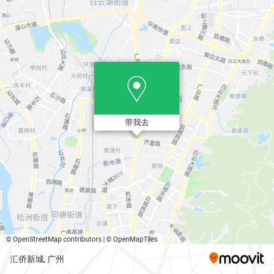 汇侨新城地图