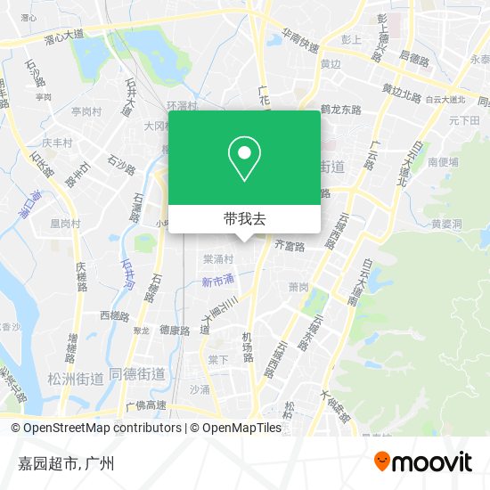 嘉园超市地图