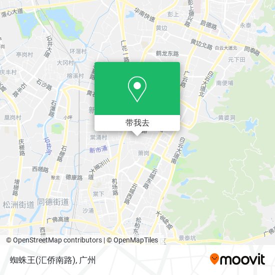 蜘蛛王(汇侨南路)地图