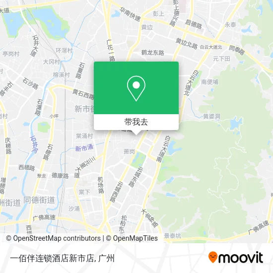 一佰伴连锁酒店新市店地图