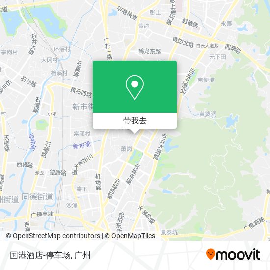 国港酒店-停车场地图