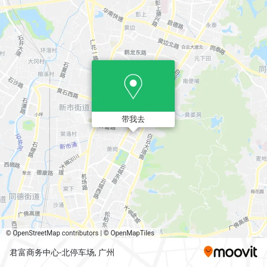 君富商务中心-北停车场地图