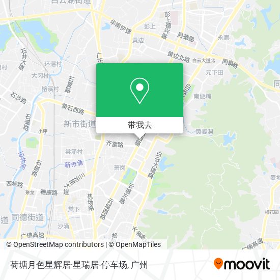 荷塘月色星辉居·星瑞居-停车场地图