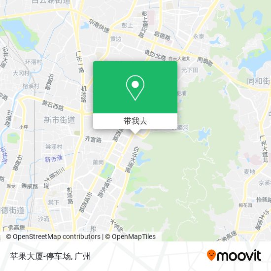 苹果大厦-停车场地图