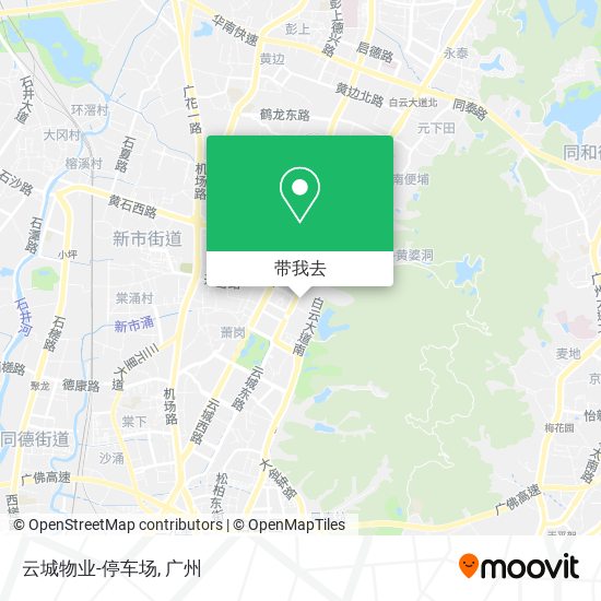 云城物业-停车场地图