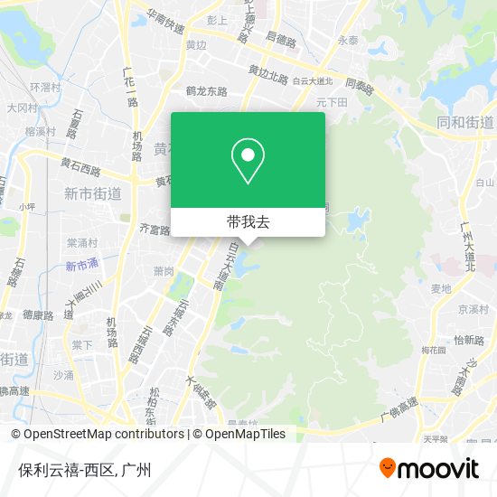 保利云禧-西区地图