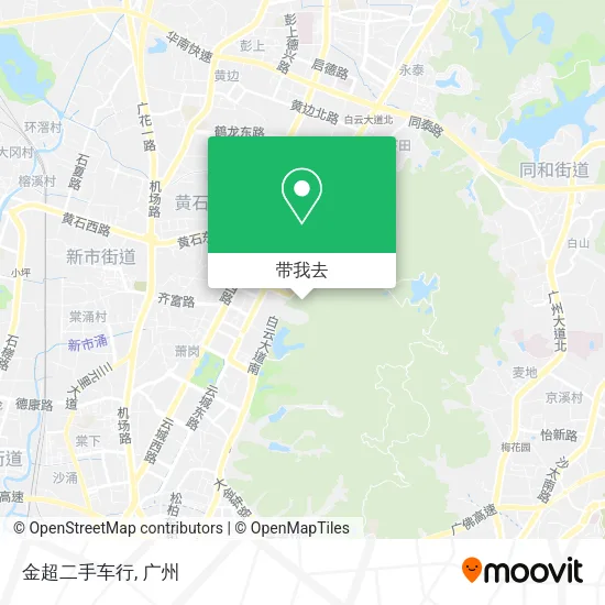 金超二手车行地图