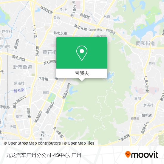九龙汽车广州分公司-4S中心地图