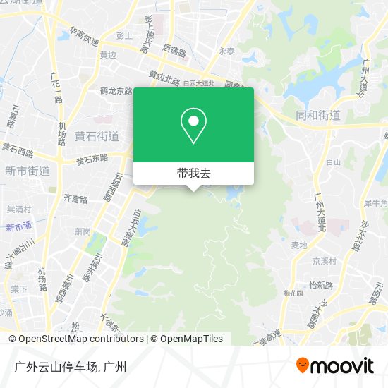 广外云山停车场地图