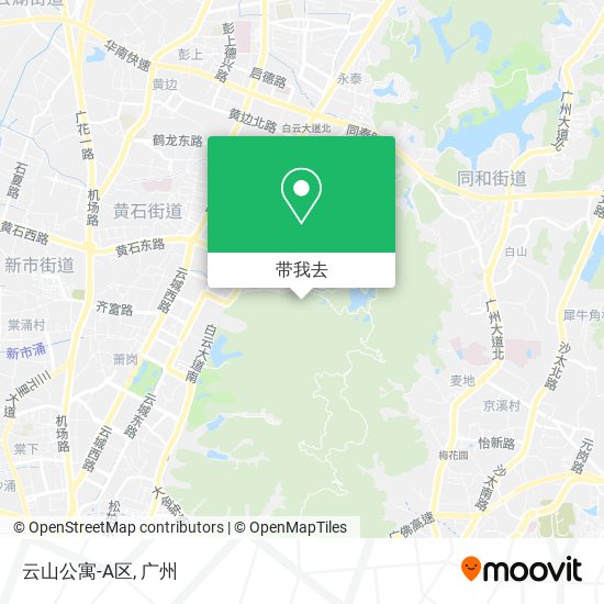 云山公寓-A区地图