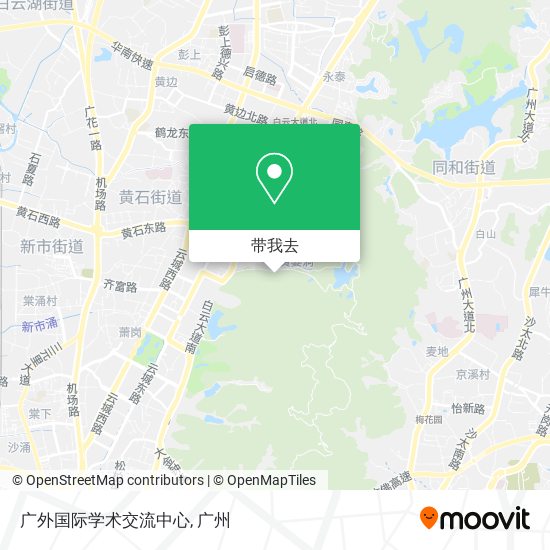 广外国际学术交流中心地图