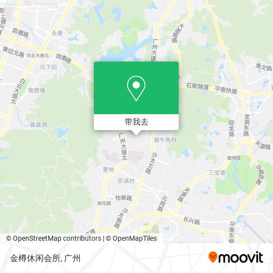 金樽休闲会所地图