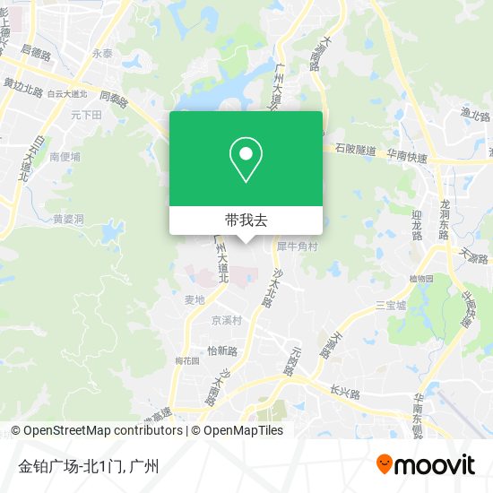 金铂广场-北1门地图