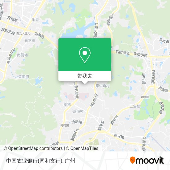 中国农业银行(同和支行)地图