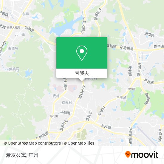 豪友公寓地图