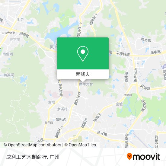 成利工艺木制商行地图