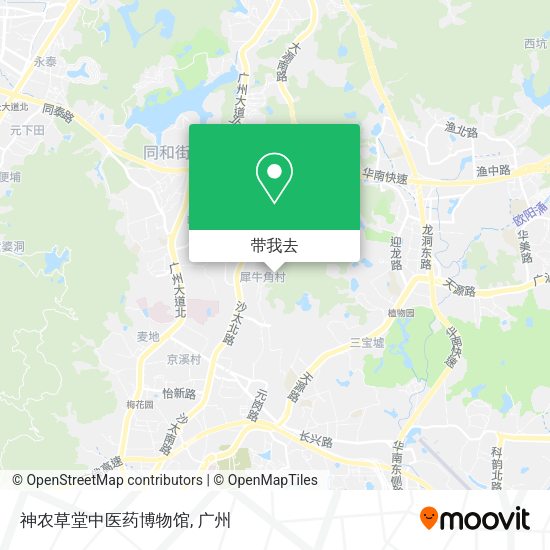 神农草堂中医药博物馆地图