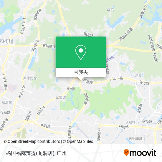 杨国福麻辣烫(龙洞店)地图
