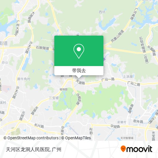 天河区龙洞人民医院地图