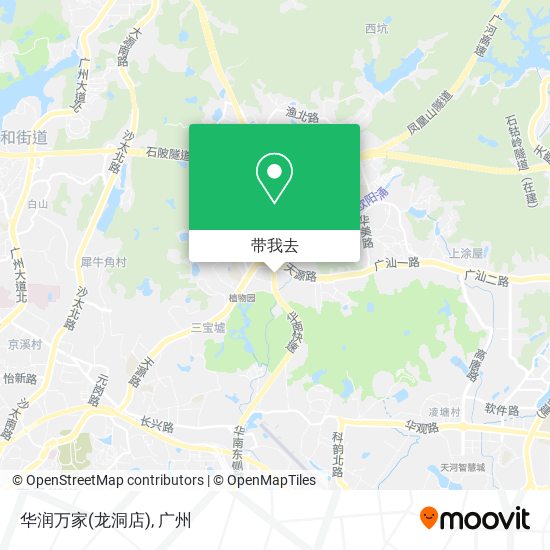 华润万家(龙洞店)地图