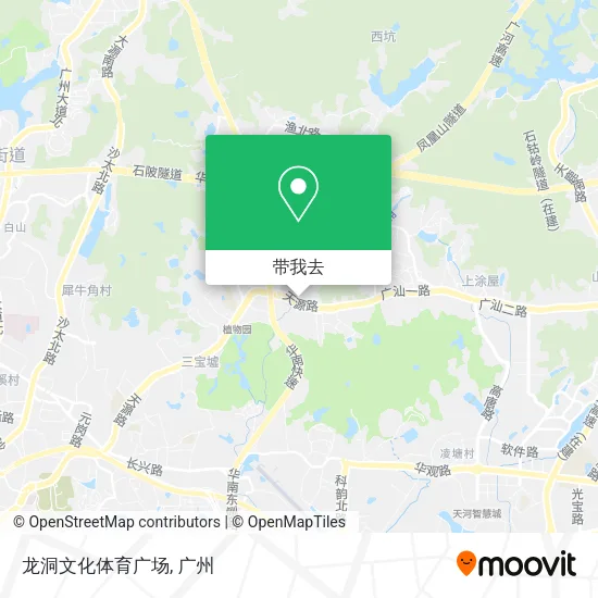 龙洞文化体育广场地图
