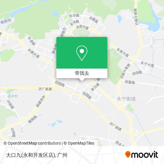 大口九(永和开发区店)地图