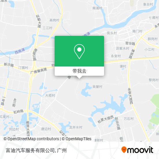富迪汽车服务有限公司地图