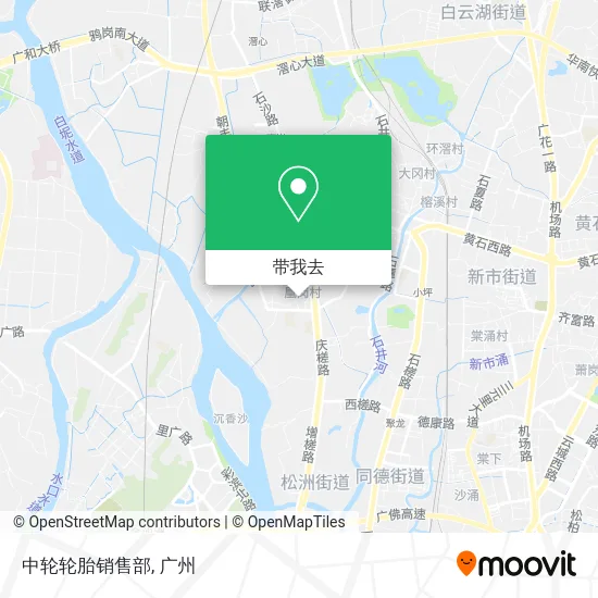 中轮轮胎销售部地图