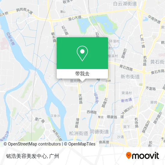铭浩美容美发中心地图
