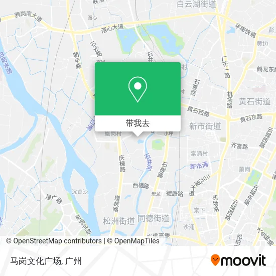 马岗文化广场地图